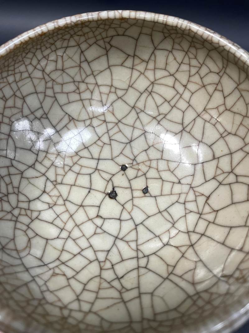 明 仿哥釉钵 - 图6