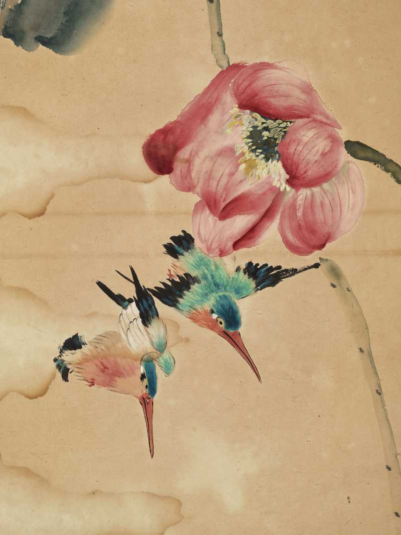 己巳（1929年）作 丁宝书 花鸟四帧 - 图24