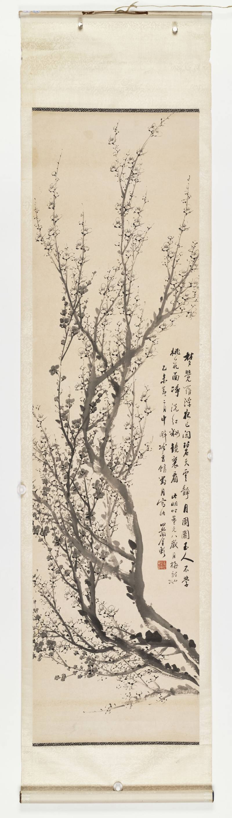 乙未（1895年）作 金心兰 墨梅 - 图2