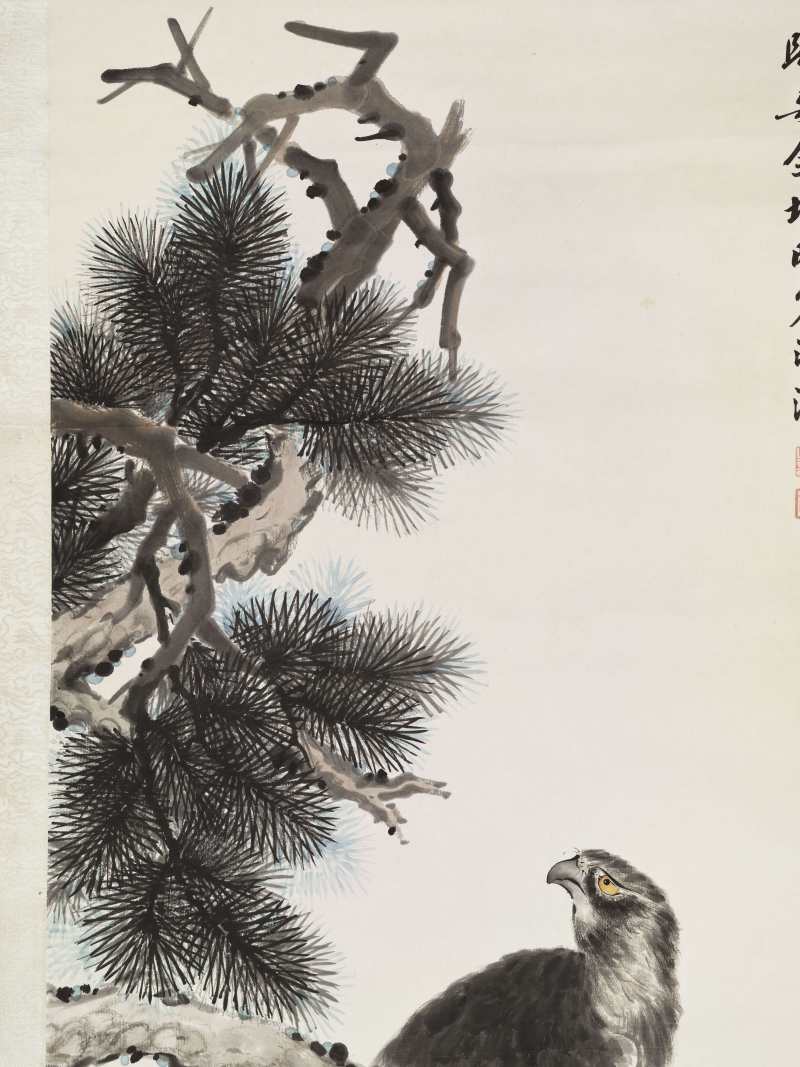 辛亥（1911年）作 金城 松鹰 - 图5