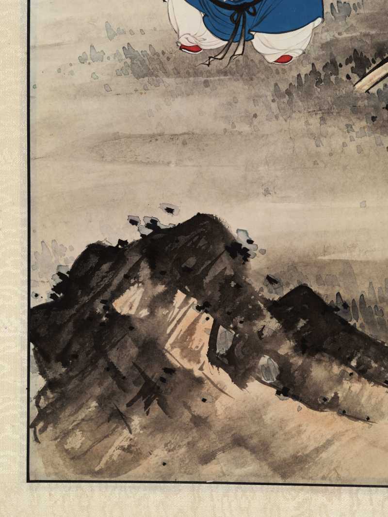 乙酉（1945年）作 王叔晖 教子图四屏 - 图29