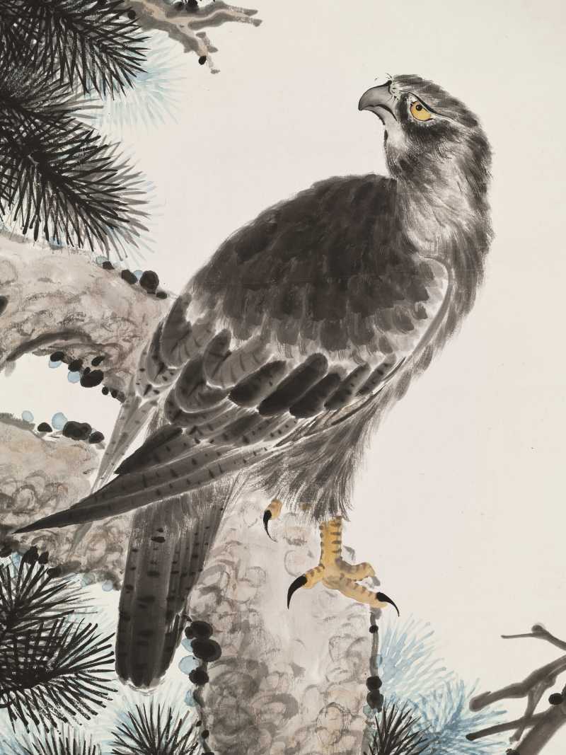 辛亥（1911年）作 金城 松鹰 - 图6
