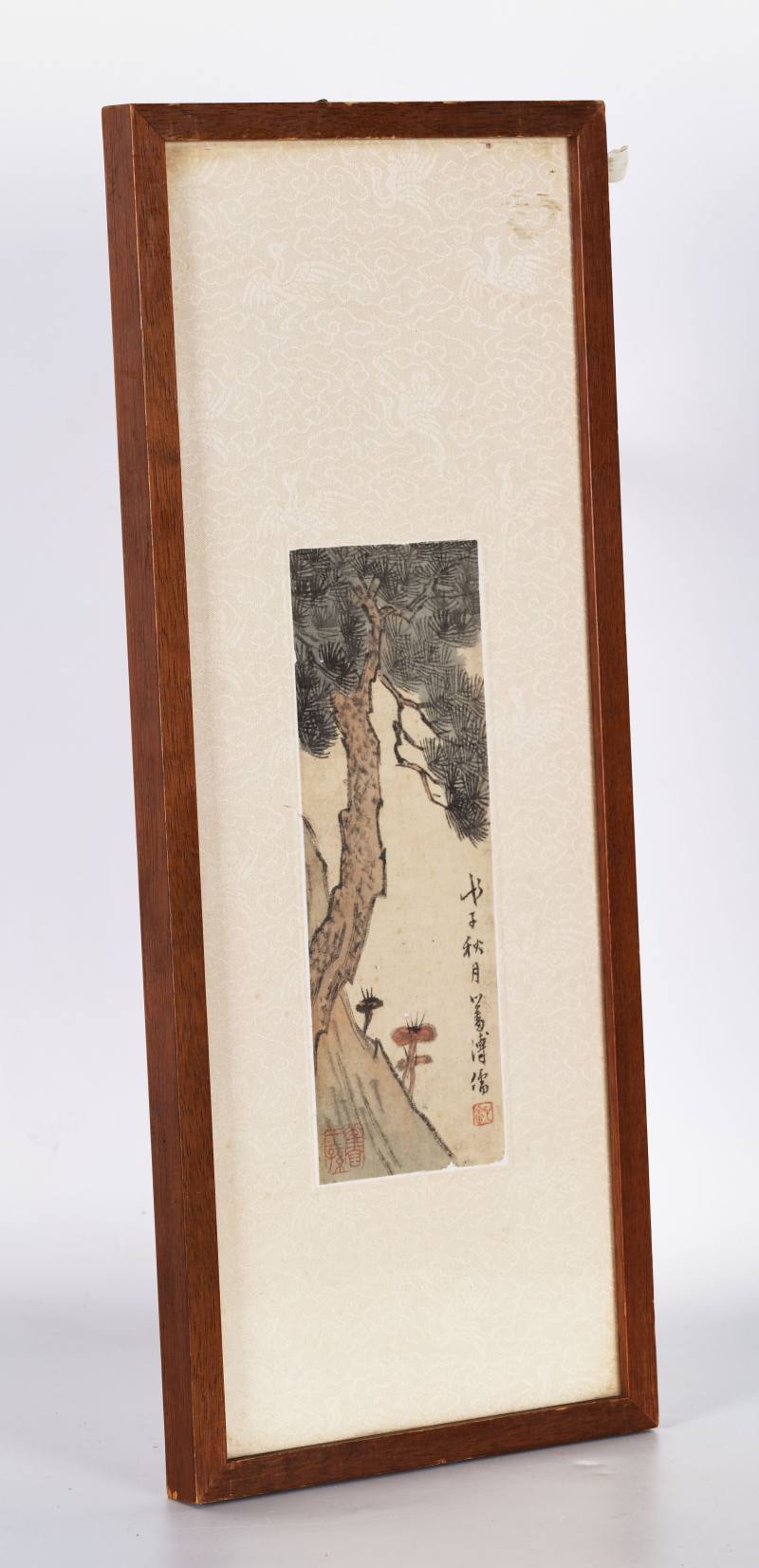 戊子（1948年）作 溥儒 山水人物四帧 - 图10