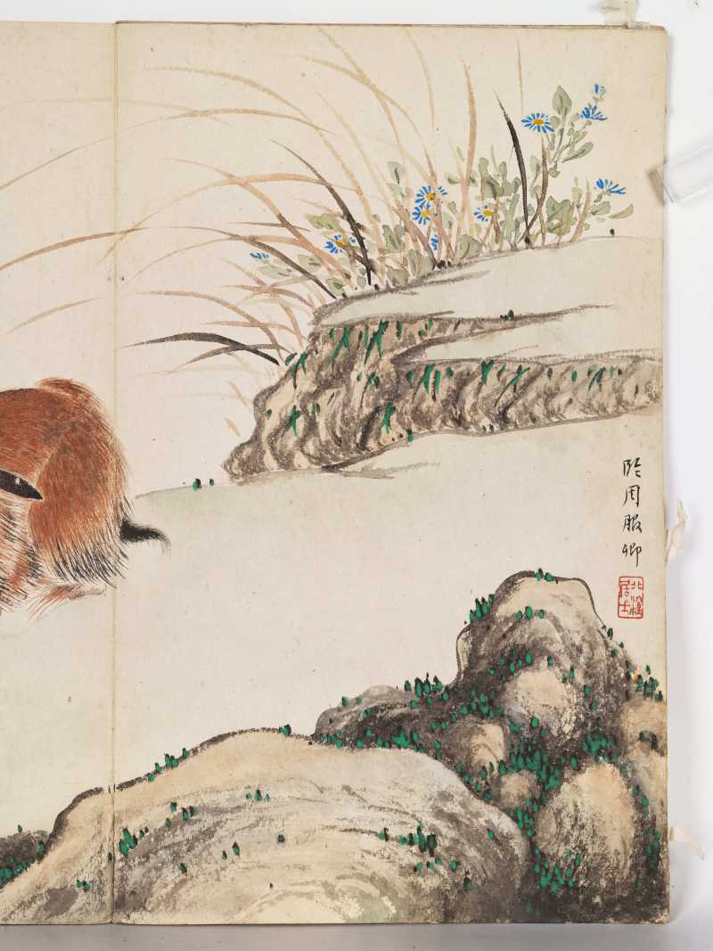 己巳（1929年）作 叶瀚 花鸟册 - 图38