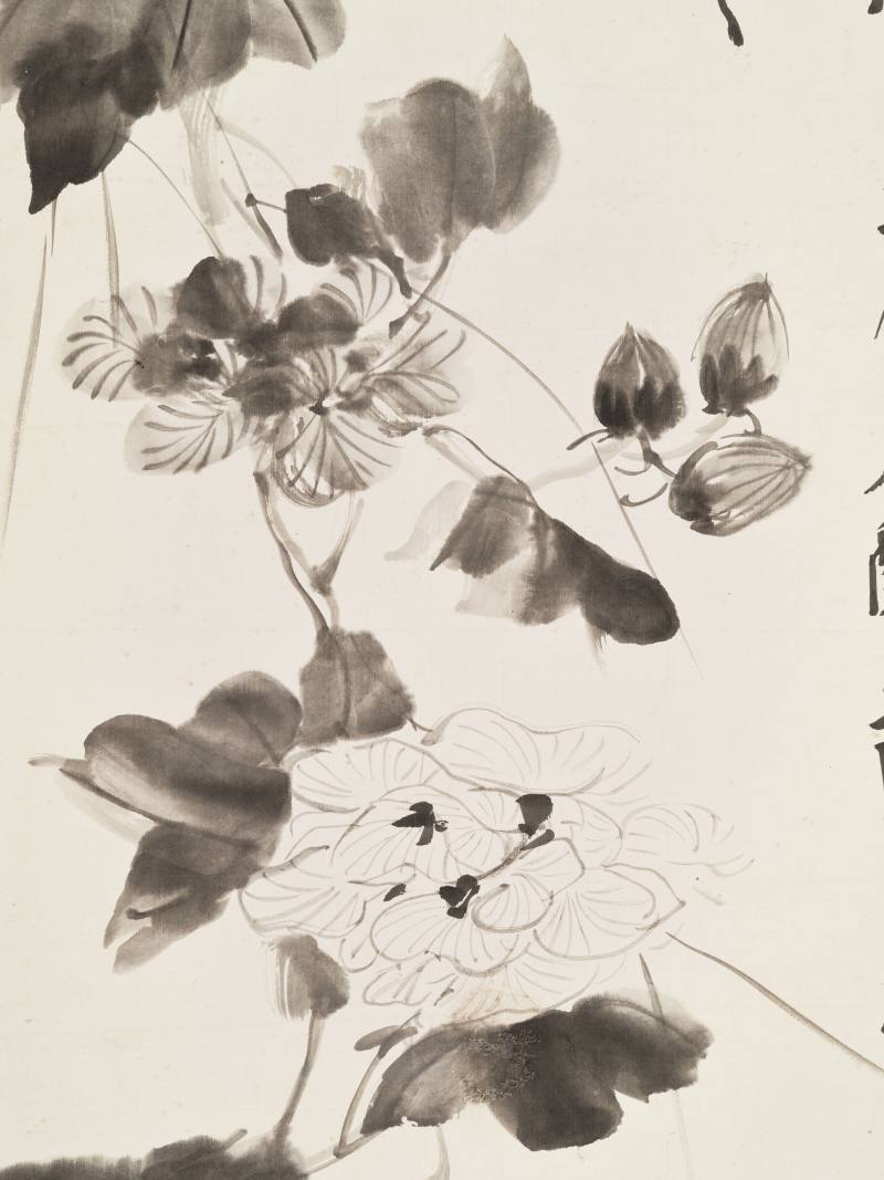 己巳（1929年）作 张善孖 芙蓉 - 图6