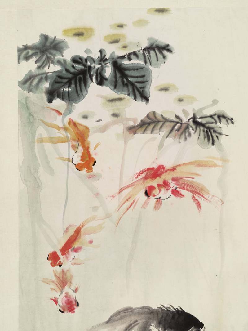 汪亚尘 花鸟四屏 - 图25