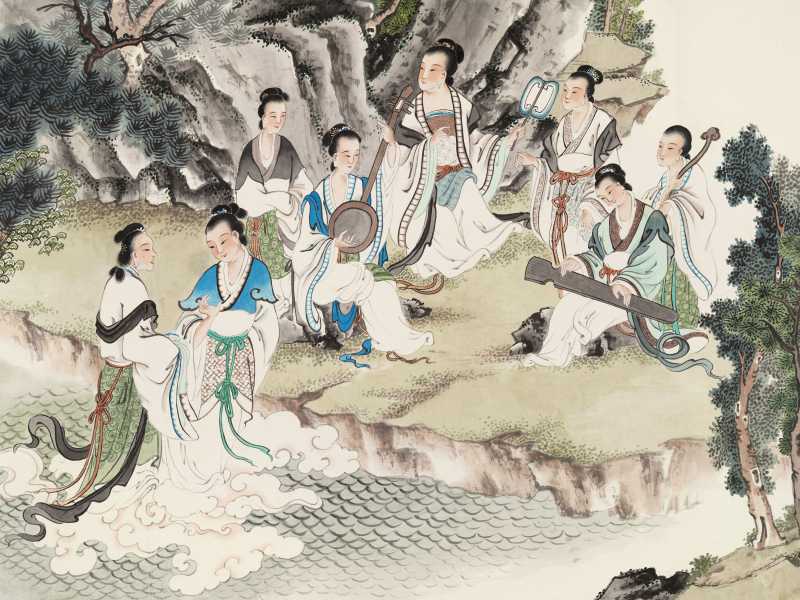 金协中 雅集图 - 图3