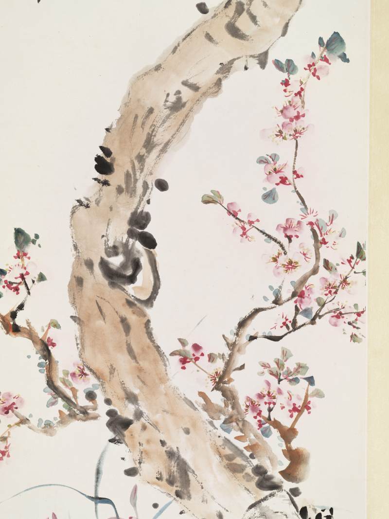 甲戌（1934年）作 丁宝书 玉兰喜鹊 - 图9