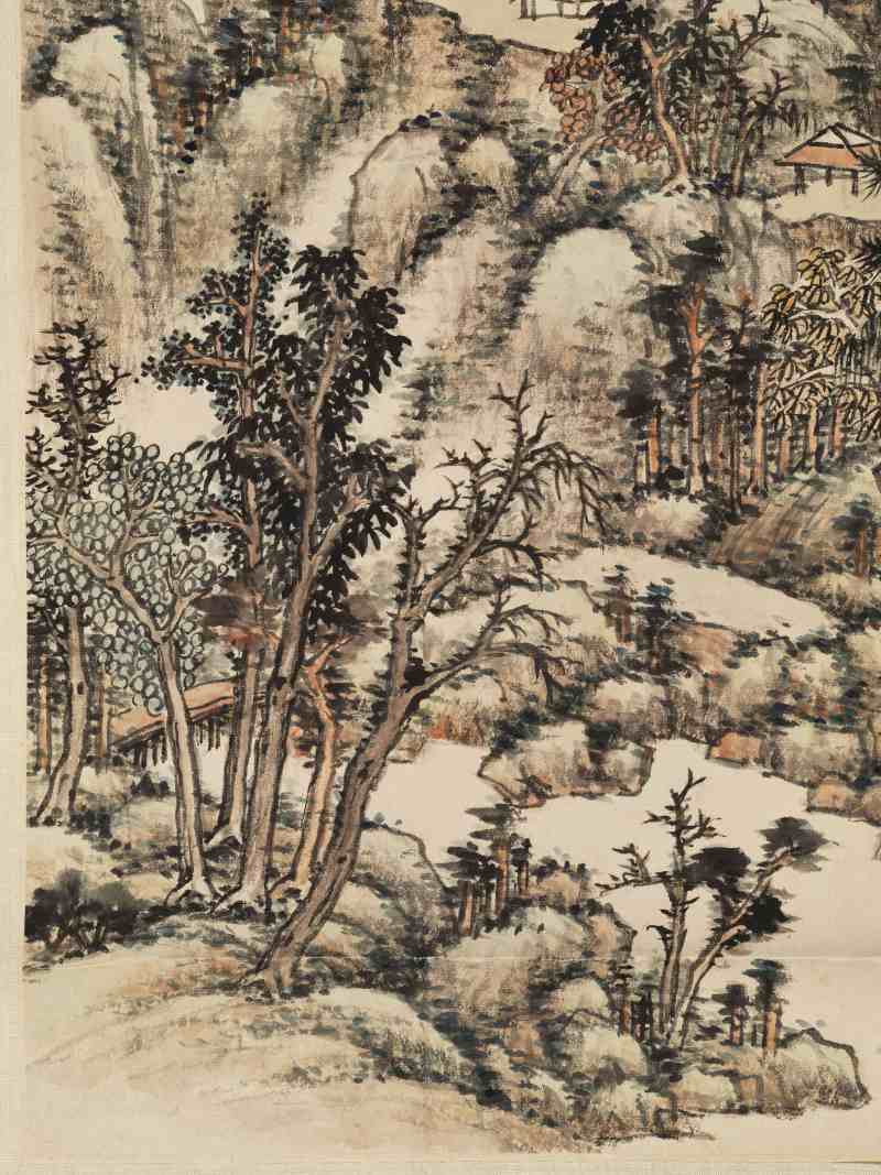 辛巳（1941年）作 吴徵 书法山水合璧 - 图12