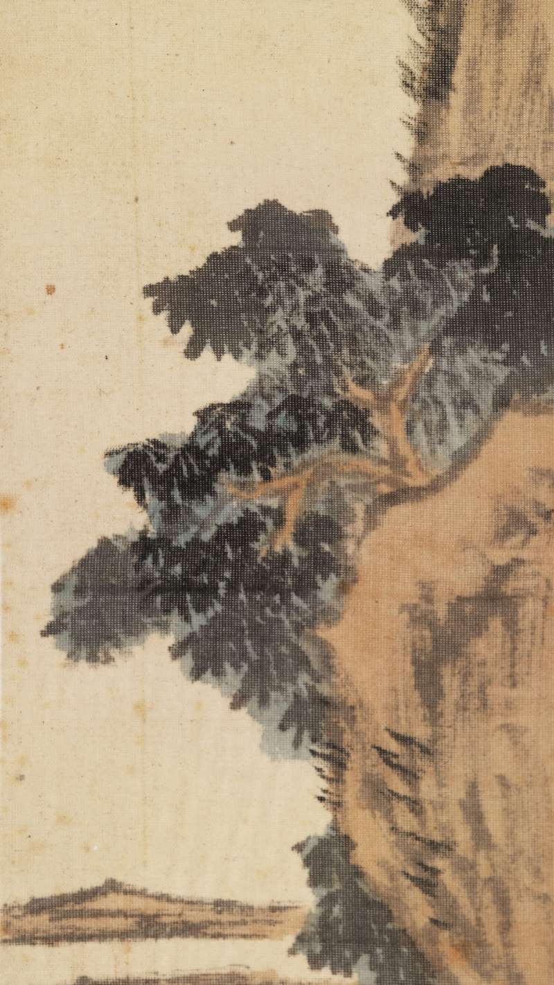 戊子（1948年）作 溥儒 山水人物四帧 - 图14