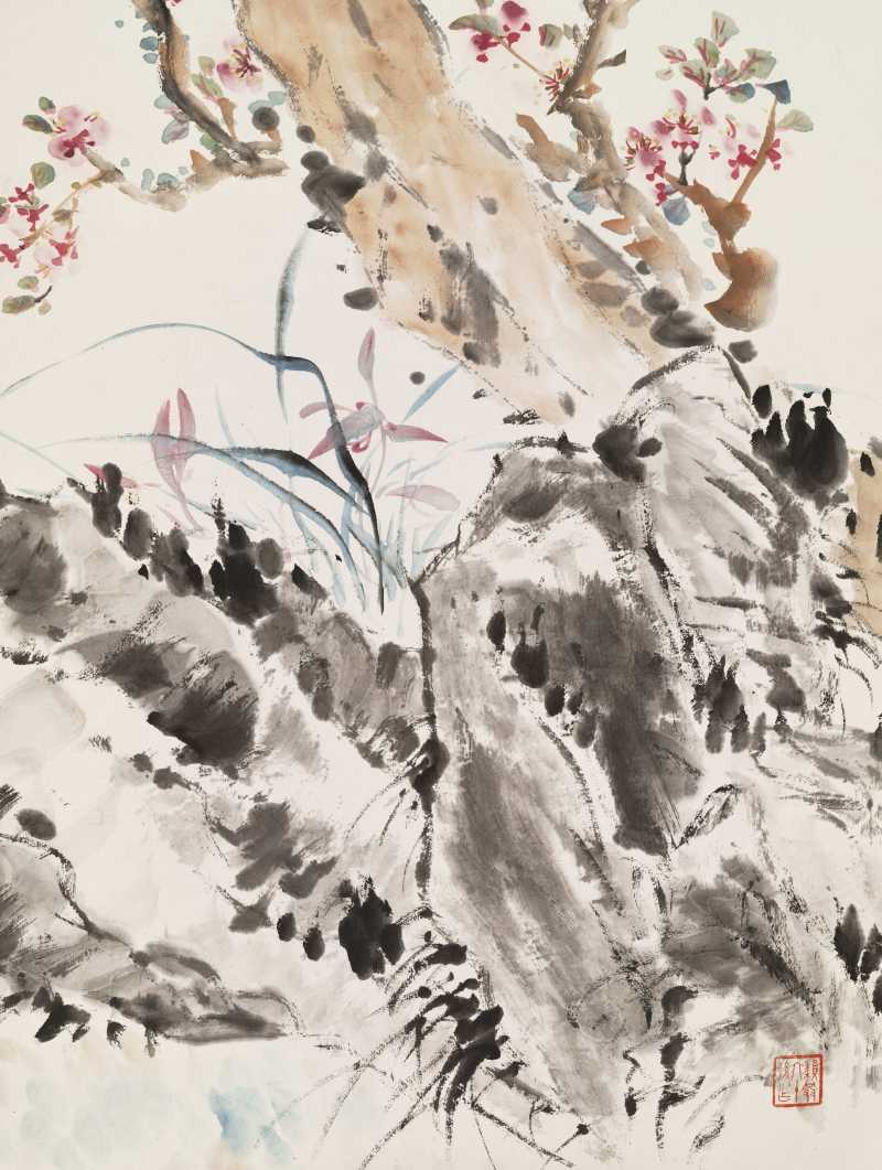 甲戌（1934年）作 丁宝书 玉兰喜鹊 - 图10
