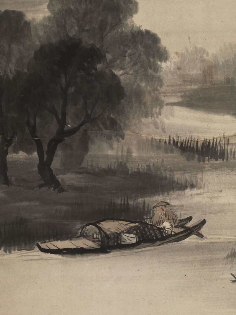 丙午（1906年）作 吴石仙 拟米海岳山水 - 图8