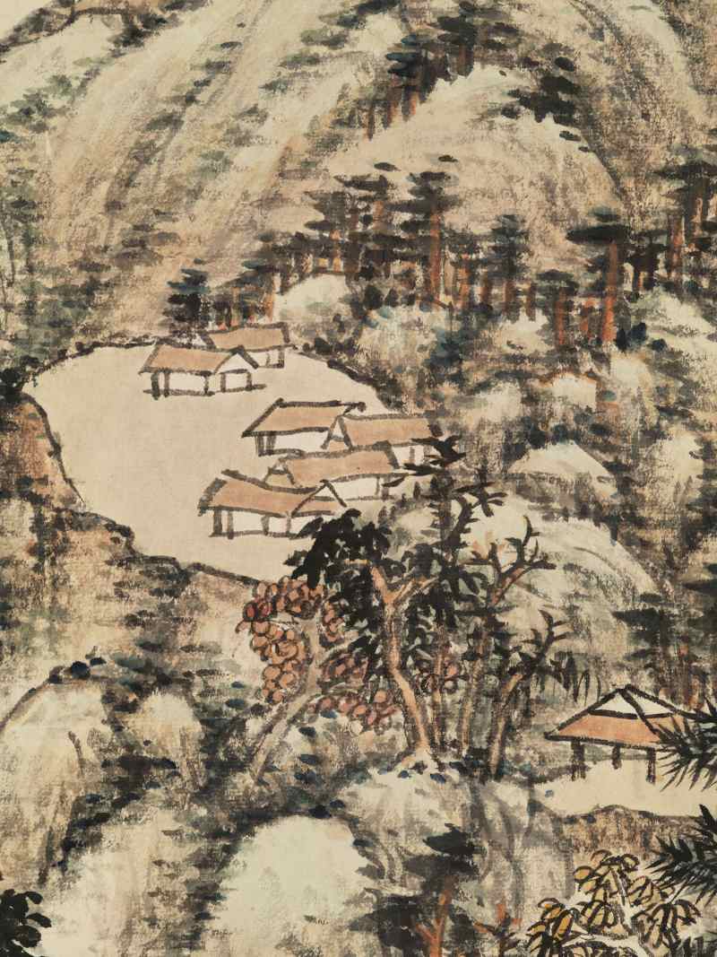 辛巳（1941年）作 吴徵 书法山水合璧 - 图13
