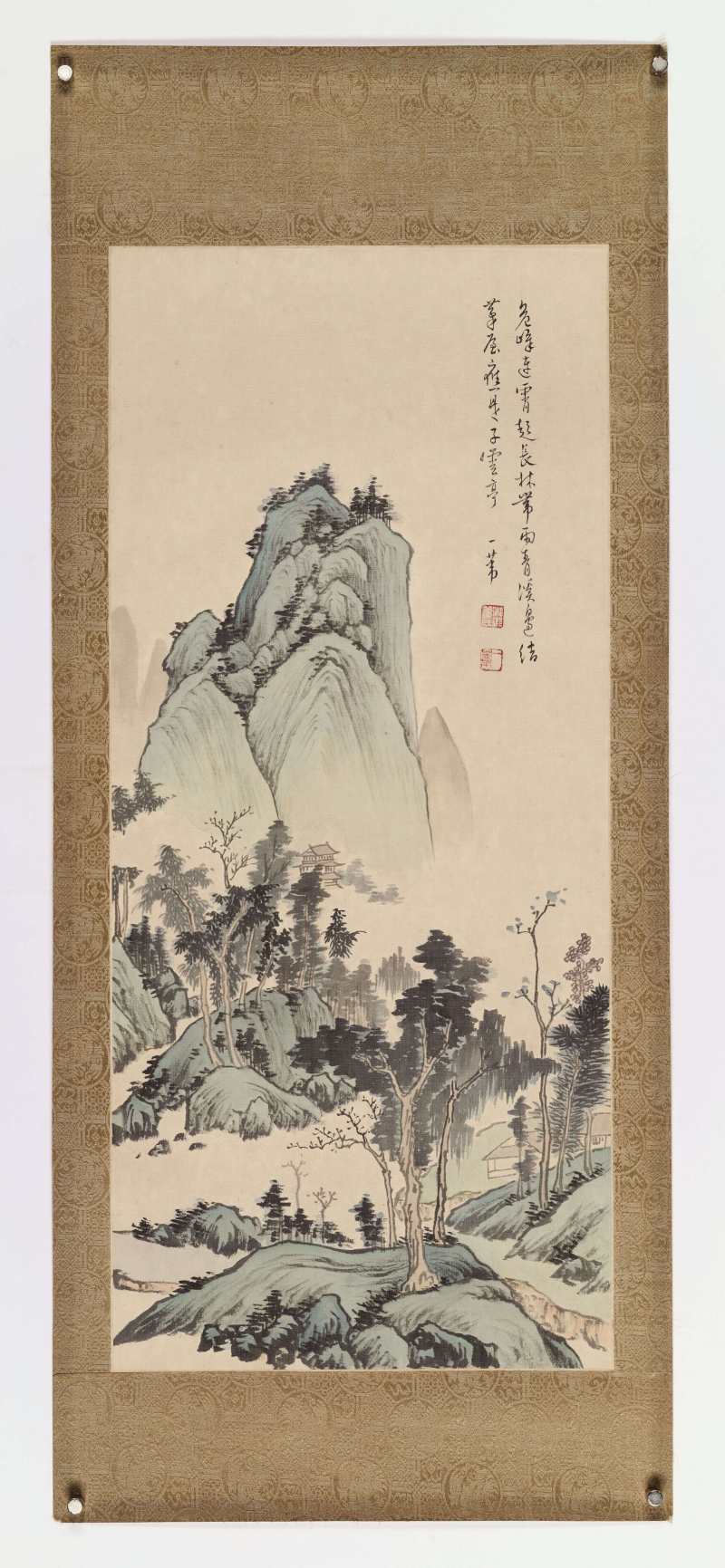 辛亥（1971年）作 萧一苇 山水四屏 - 图22