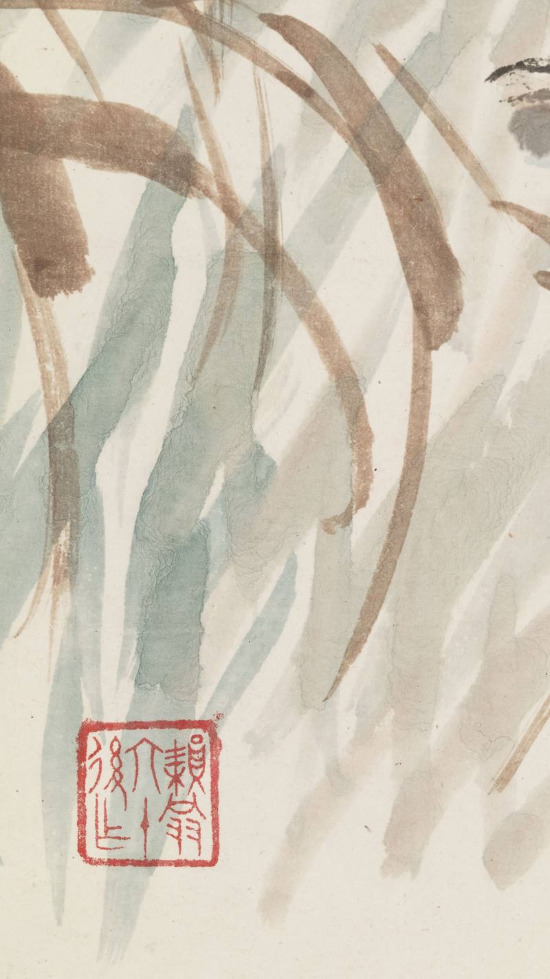 庚午（1930年）作 丁宝书 夏趣 - 图10