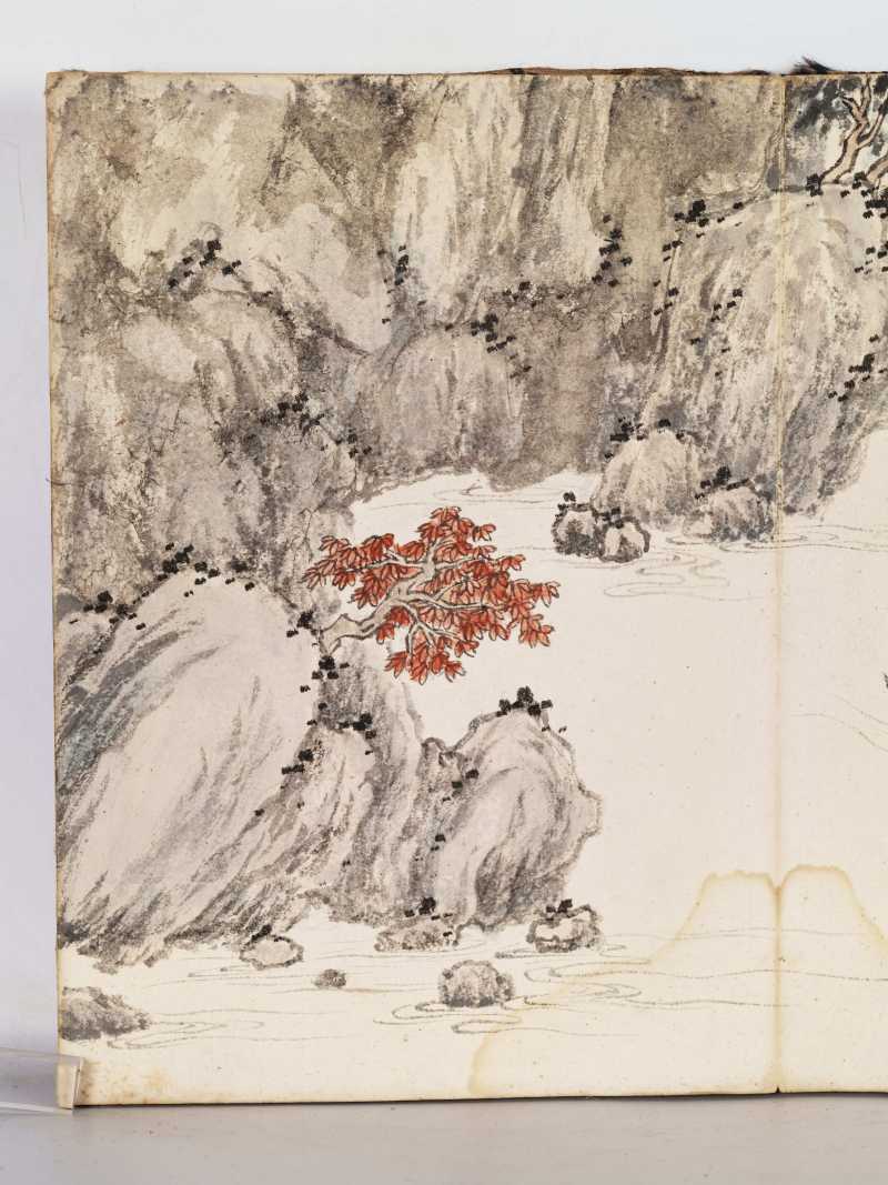 丁丑（1937年）、辛巳（1941年）、乙酉（1945年）、己卯（1939年）作 冯超然、祁崑、张辛稼等 师古造化册 - 图5