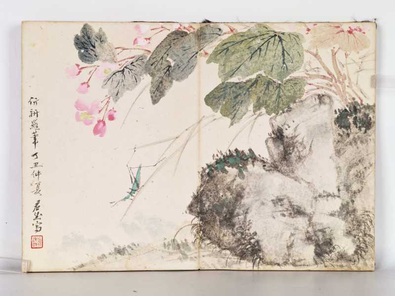 丁丑（1937年）、辛巳（1941年）、乙酉（1945年）、己卯（1939年）作 冯超然、祁崑、张辛稼等 师古造化册 - 图6