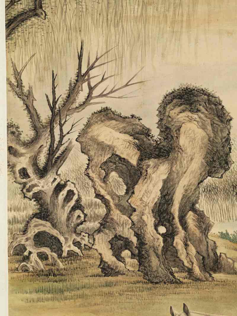 己巳（1929年）作 载瀛 卧马图 - 图3