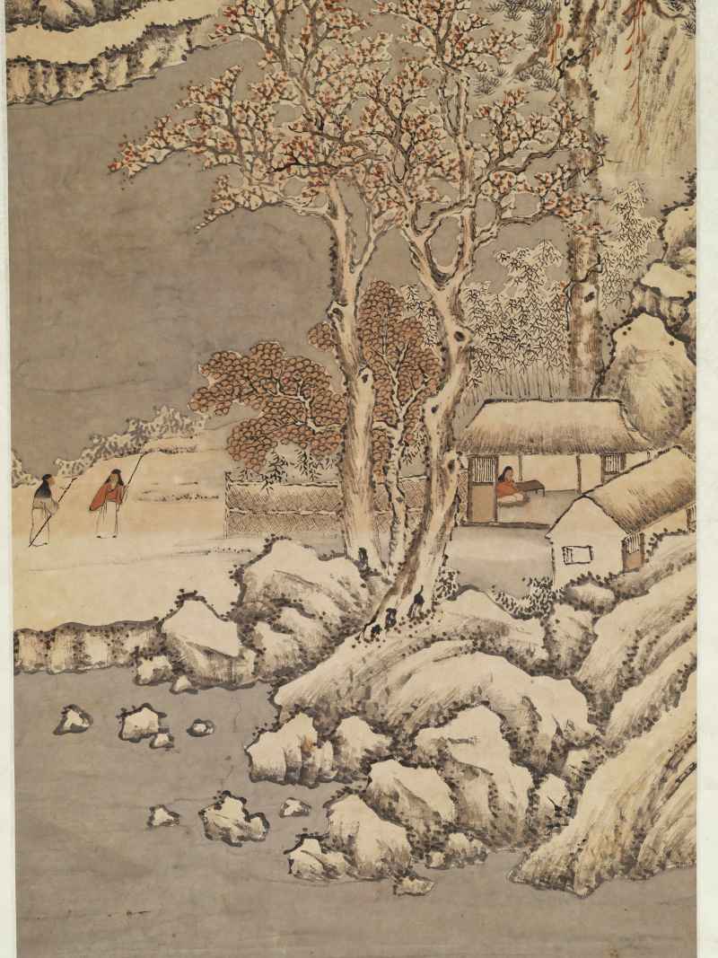 许友兰 雪景山水 - 图3