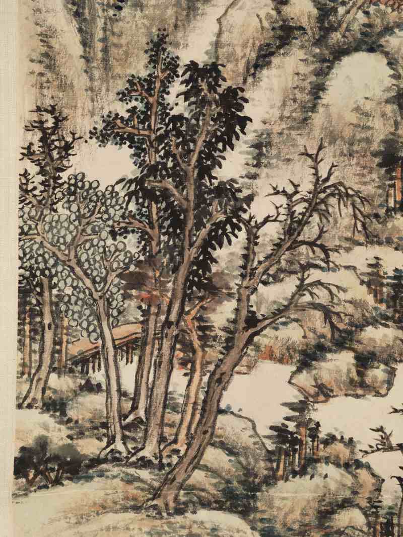 辛巳（1941年）作 吴徵 书法山水合璧 - 图16