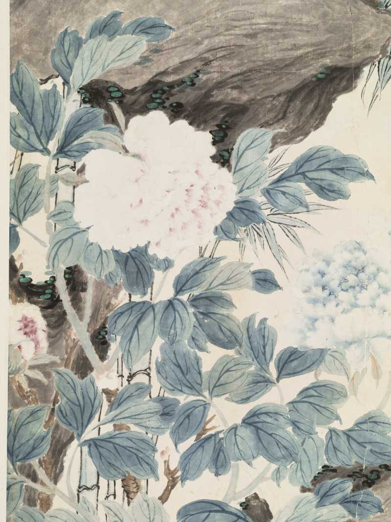 辛巳（1941年）作 郑慕康 竹雀图 - 图6