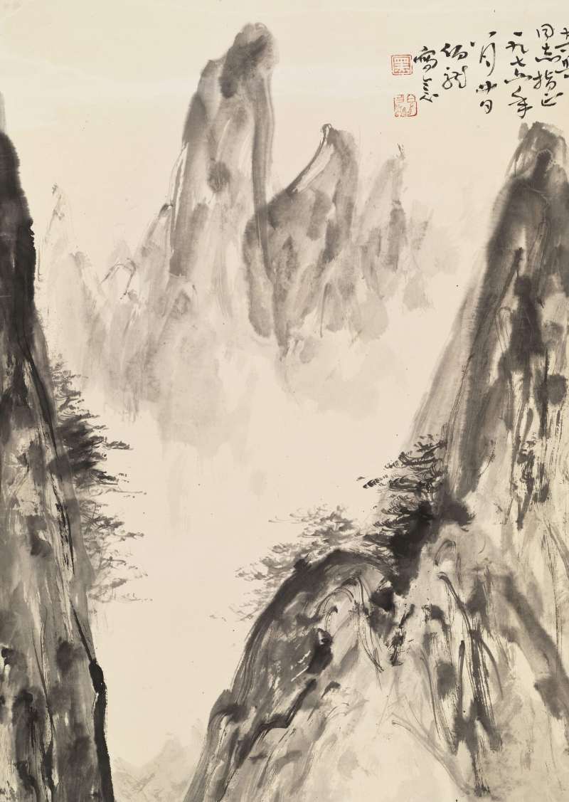 1976年作 黑伯龙 山逸奇峰 - 图3