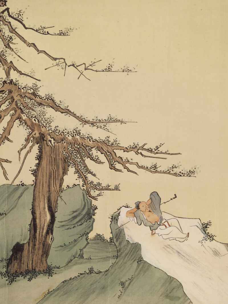 高贞白 柏荫闲逸 - 图4
