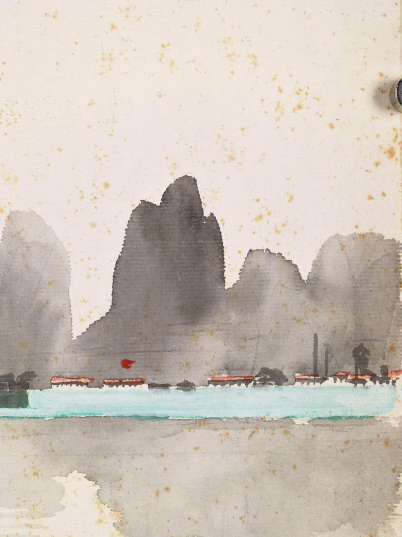 1976年作 周令钊、王文芳 漓江览胜、踏遍青山 - 图4