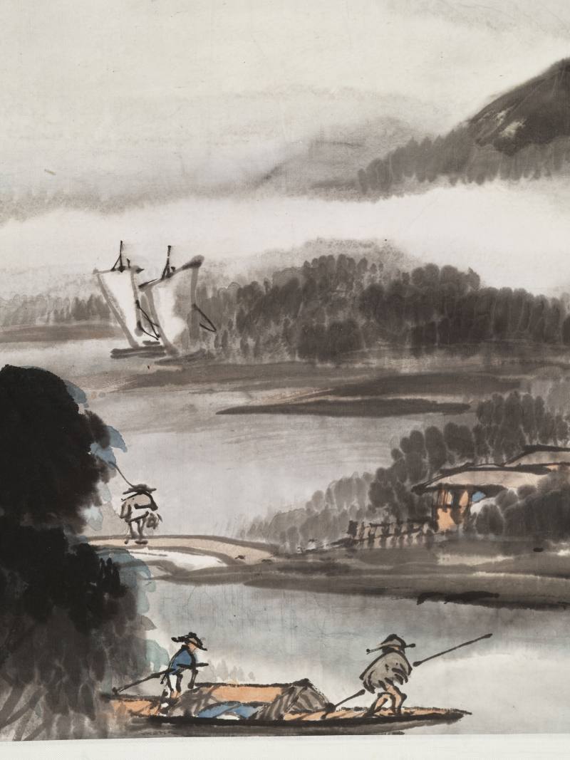 甲戌（1934年）、癸酉（1933年）、己巳（1929年）作 汪琨、杨了公 对题山水卷 - 图23