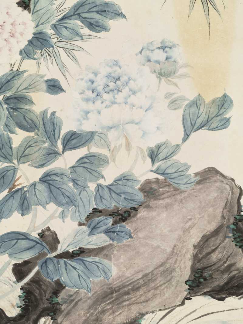 辛巳（1941年）作 郑慕康 竹雀图 - 图8