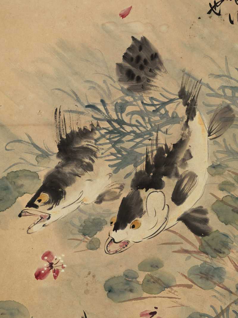 己巳（1929年）作 丁宝书 花鸟四帧 - 图33