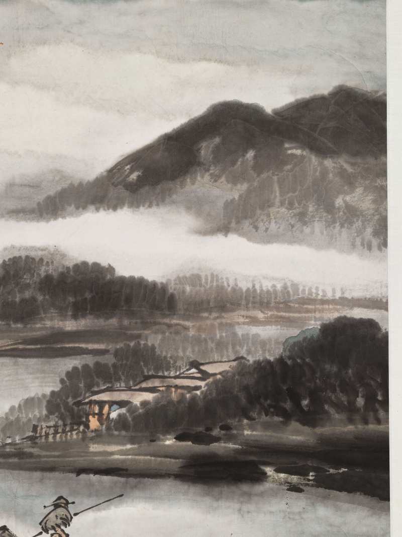 甲戌（1934年）、癸酉（1933年）、己巳（1929年）作 汪琨、杨了公 对题山水卷 - 图24