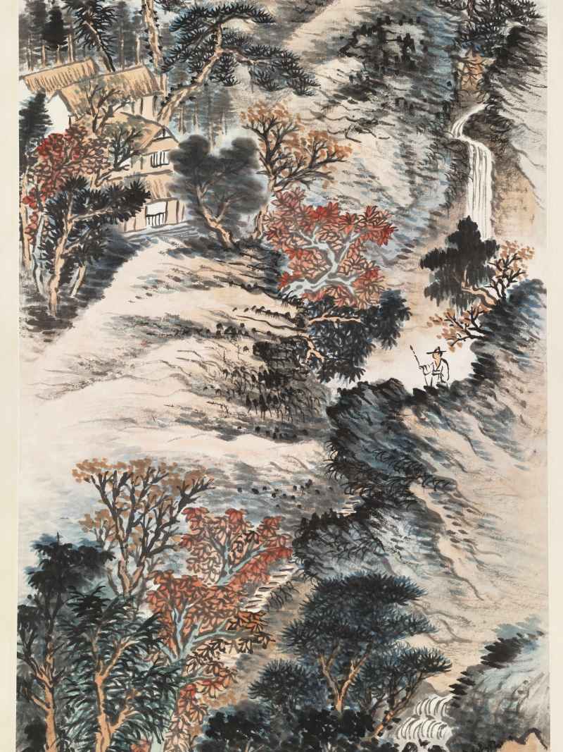 萧愻 秋山寻幽 - 图4