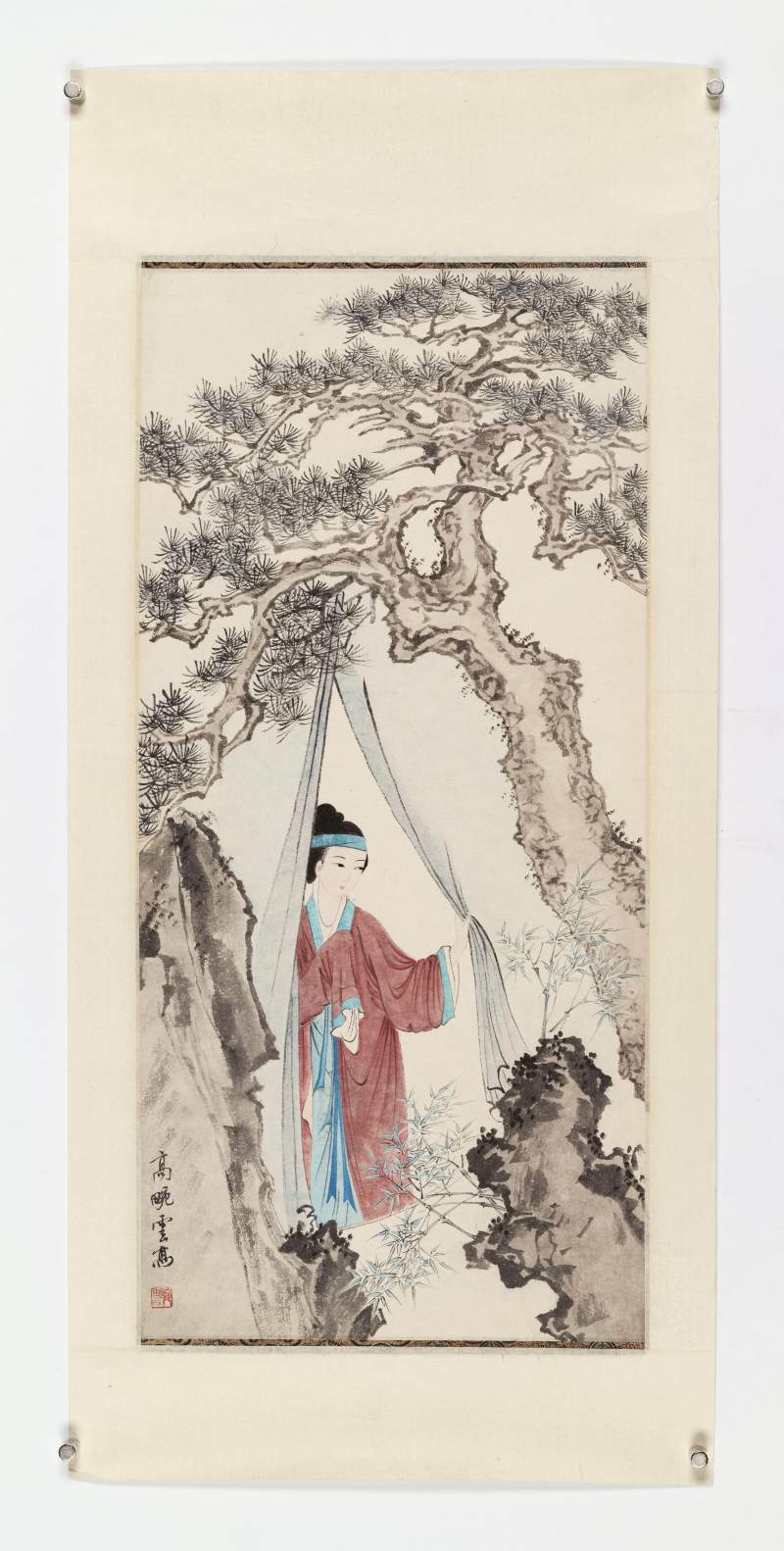 高畹云 卷帘赏园 - 图2