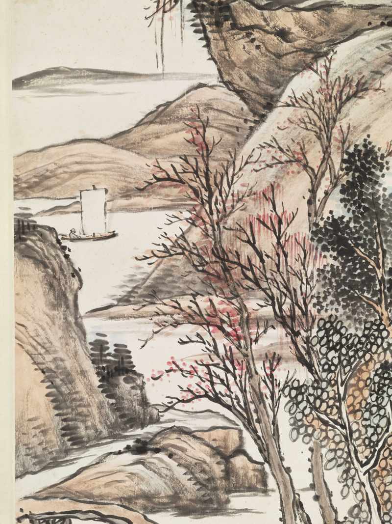癸酉（1933年）作 宗士福 空山幽居 - 图6