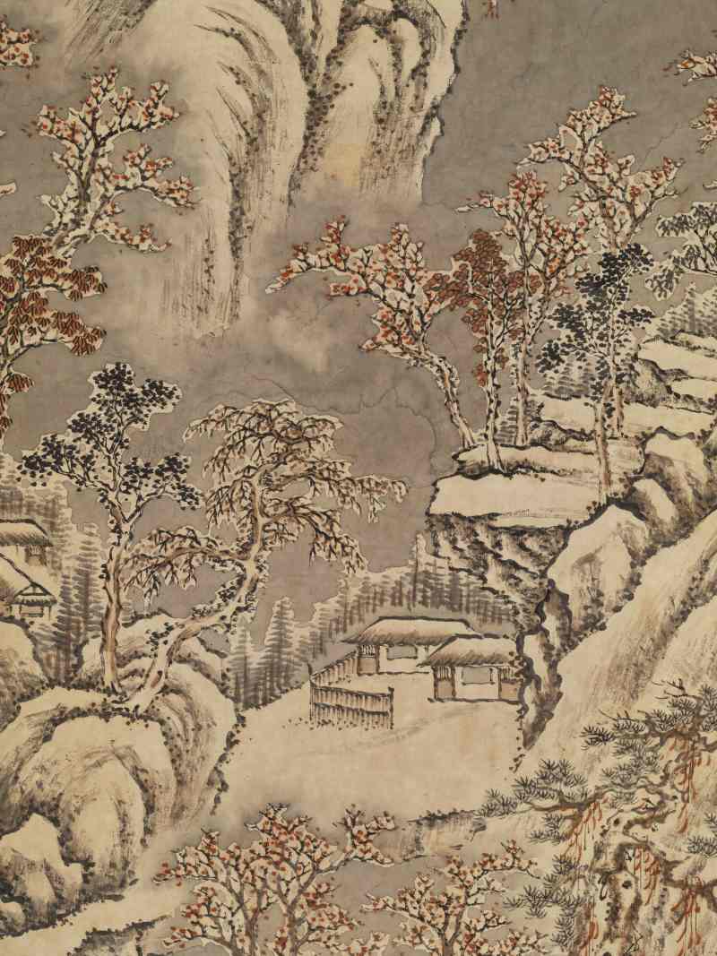许友兰 雪景山水 - 图9