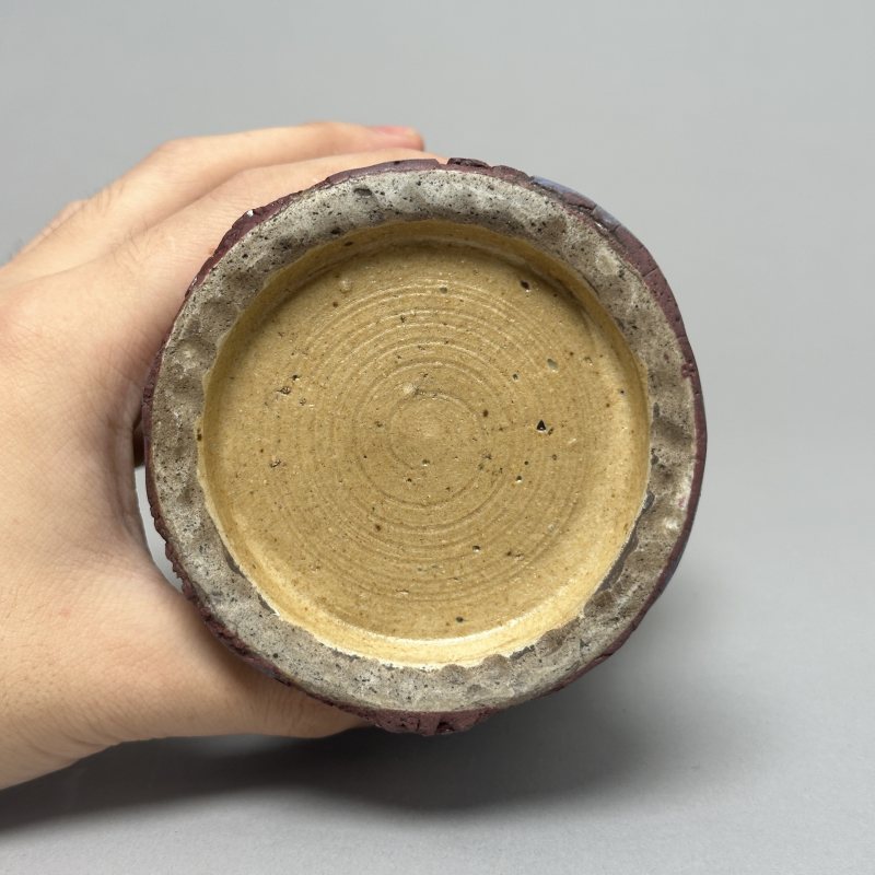 清中期 钧红窑变釉梅瓶 - 图4