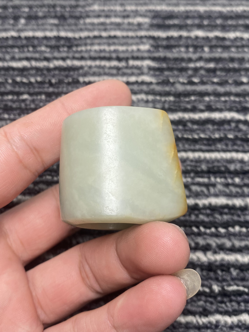 二十世纪 白玉扳指 - 图8