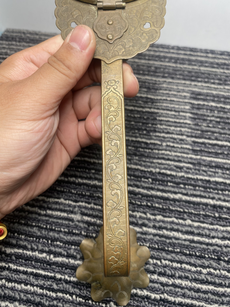 清 铜莲花式行炉 - 图13