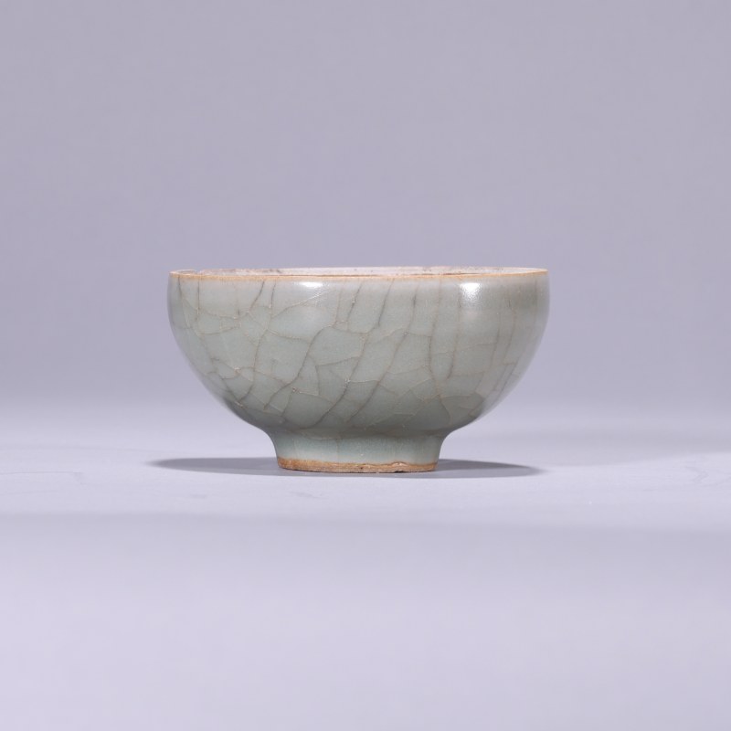 明代 龙泉窑粉青釉泡泡盏 - 图2