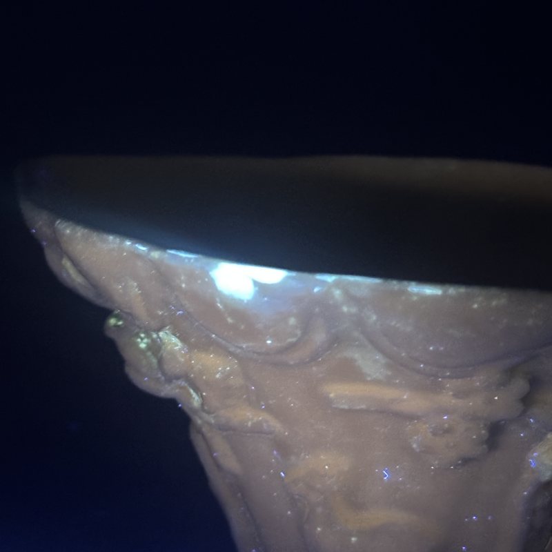 清早期 德化窑仿犀角杯 - 图9