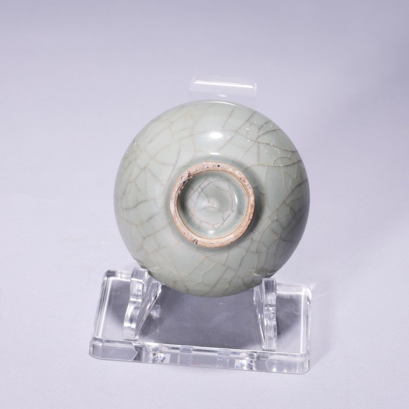 明代 龙泉窑粉青釉泡泡盏 - 图3