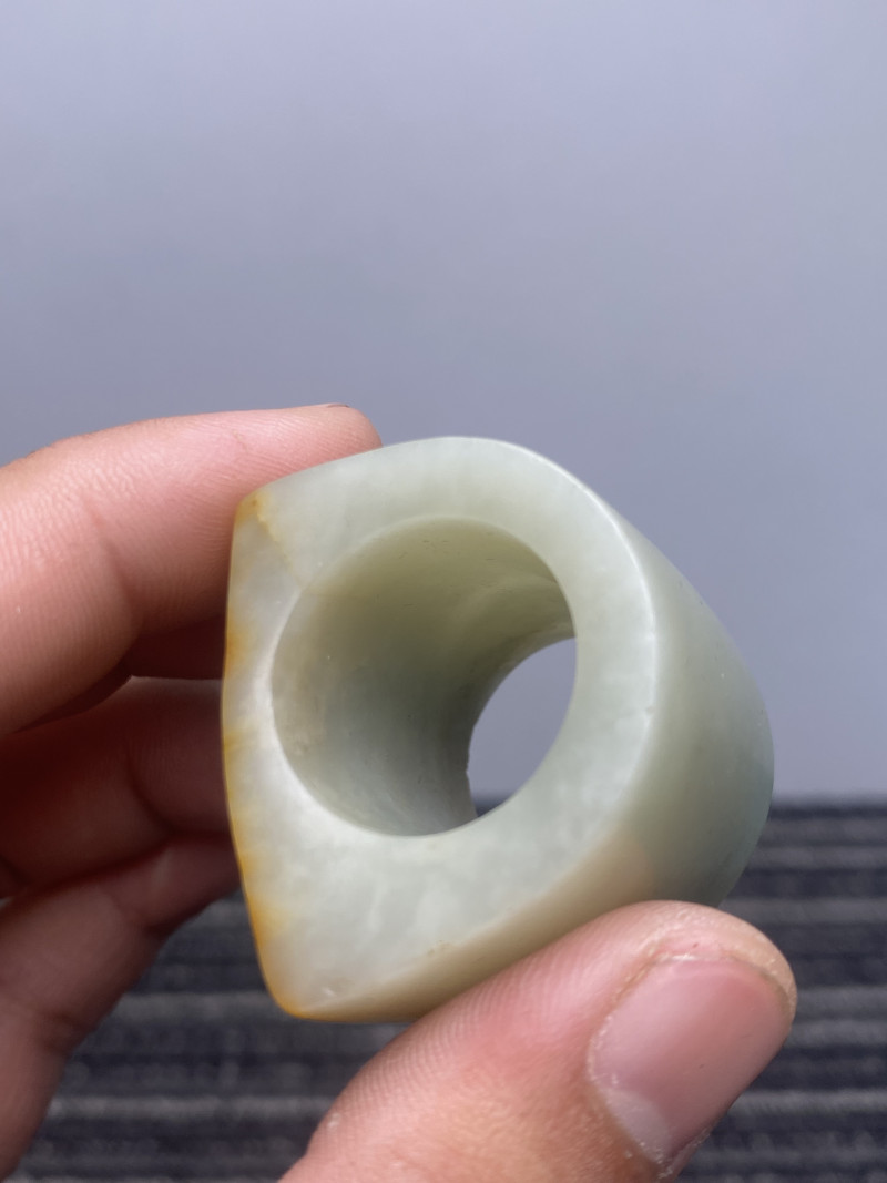二十世纪 白玉扳指 - 图12
