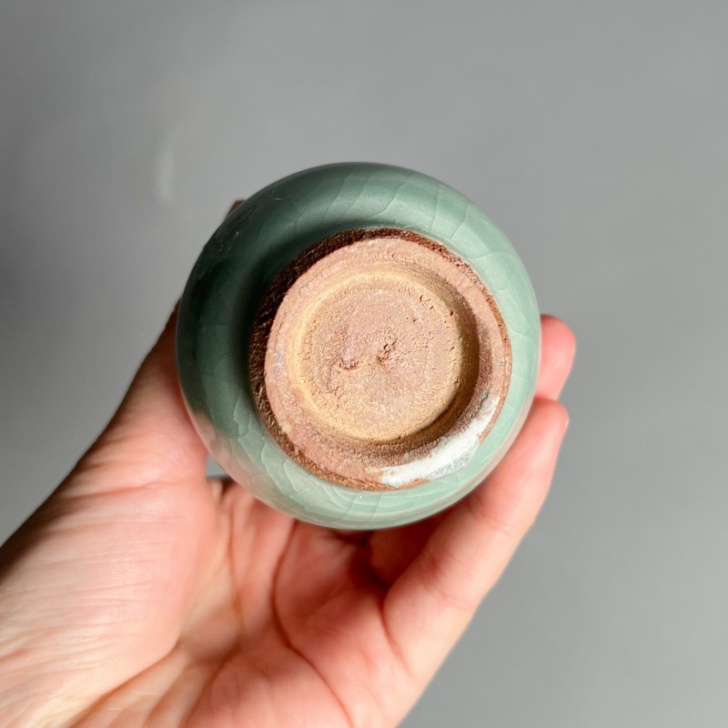 明代 青釉葫芦瓶 - 图9