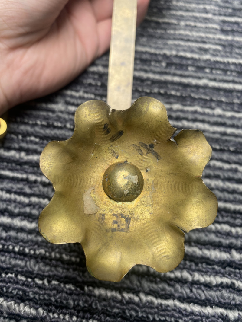 清 铜莲花式行炉 - 图18