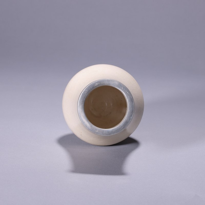 明代 白釉箸瓶 - 图2