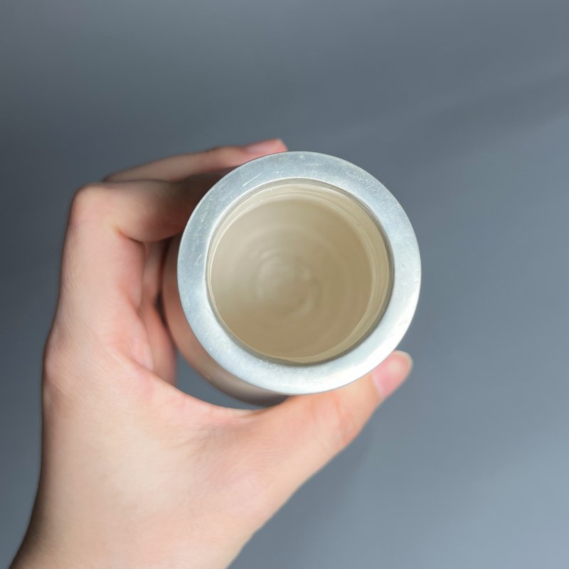 明代 白釉箸瓶 - 图7
