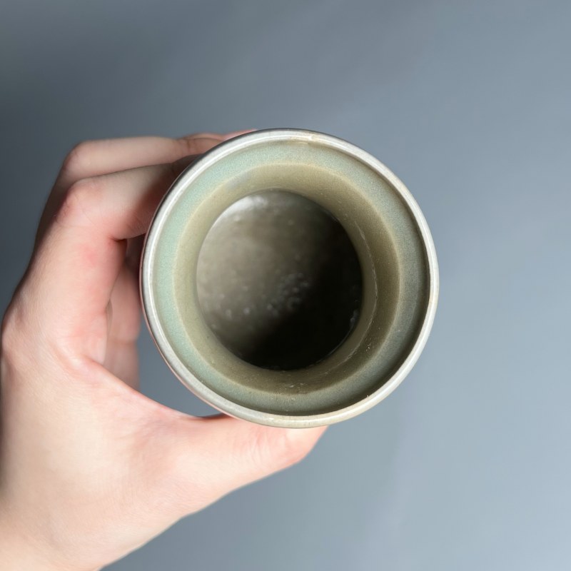 明代 青釉著瓶 - 图5