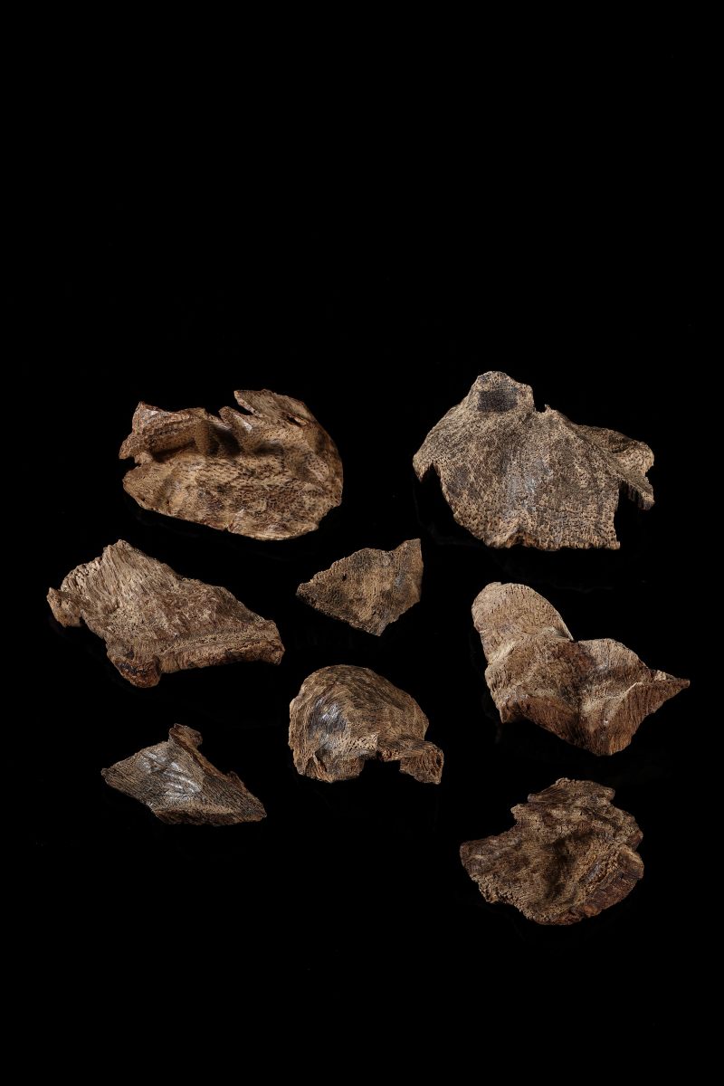 当代 香港熟结老香一组八件 - 图1
