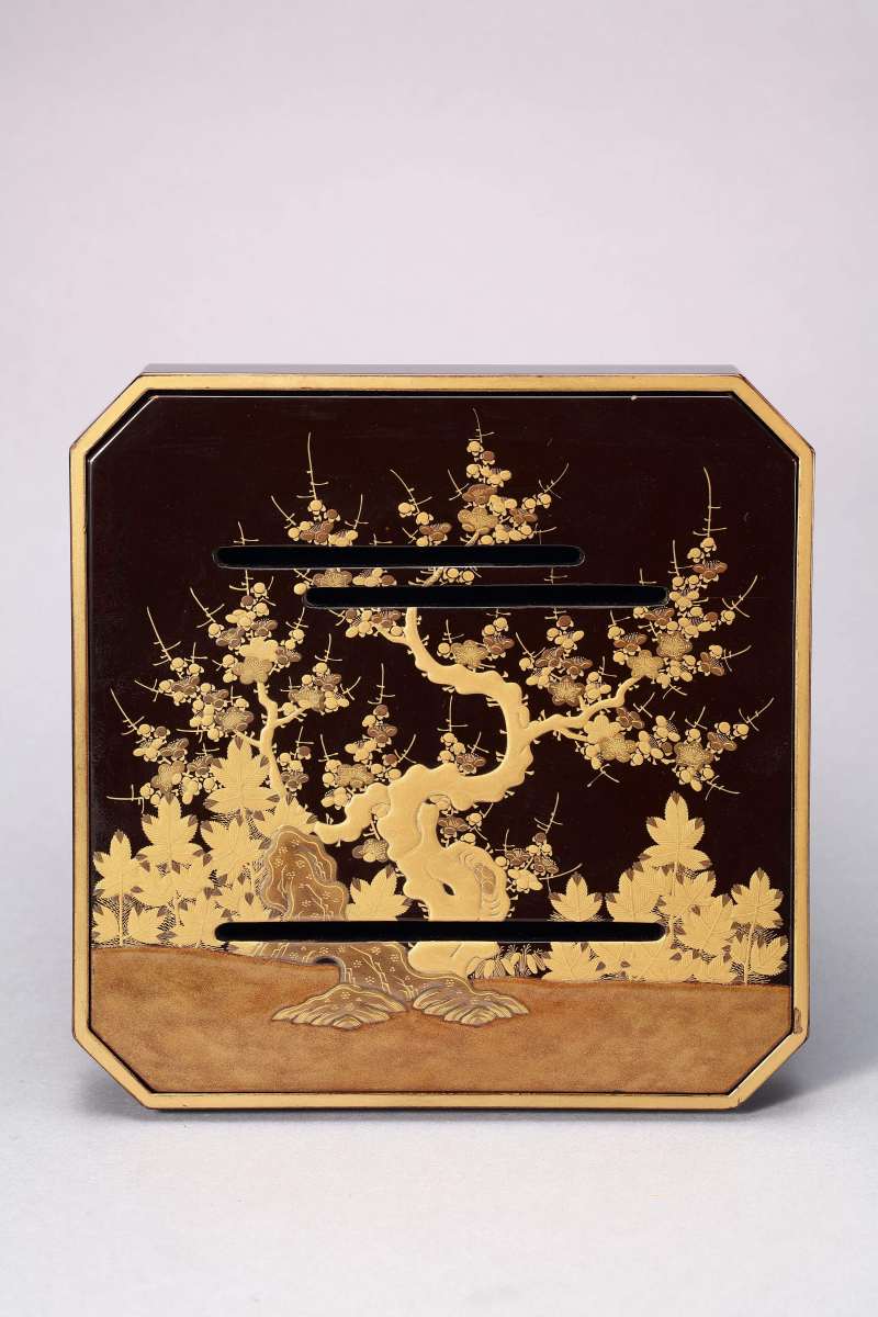 明治时期（1868-1912） 松竹梅纹酒具一套 - 图5